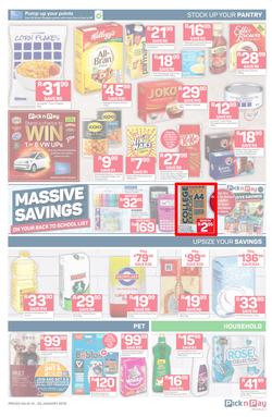 Pick n Pay Eastern Cape : Unbeatable Savings (14 Jan - 20 Jan 2019), page 3