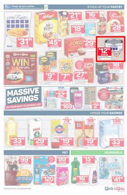 Pick n Pay Eastern Cape : Unbeatable Savings (14 Jan - 20 Jan 2019), page 3