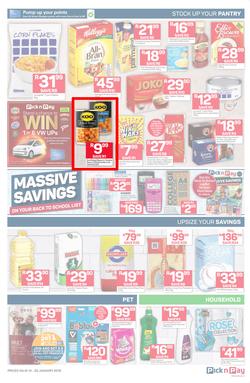 Pick n Pay Eastern Cape : Unbeatable Savings (14 Jan - 20 Jan 2019), page 3