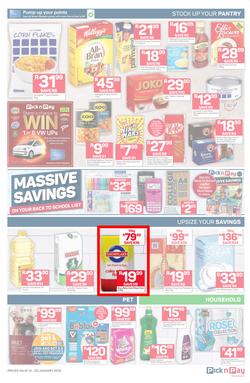 Pick n Pay Eastern Cape : Unbeatable Savings (14 Jan - 20 Jan 2019), page 3
