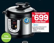 Media 6 Litre Silver Multi-Function Digital Pressure Cooker MY-12LS605A