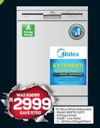 Media 12 Place White Dishwasher WQP12-5201