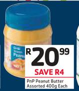 PnP Peanut Butter Assorted-400g Each
