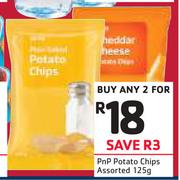 PnP Potato Chips Assorted-2 x 125g