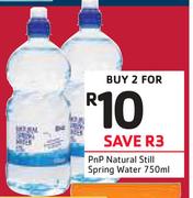 PnP Natural Still Spring Water-2 x 750ml