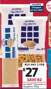 No Name Macaroni Or Spaghetti-3 x 500g