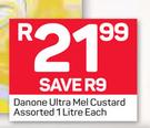 Danone UltraMel Custard Assorted-1Litre Each