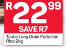Tastic Long Grain Parboiled Rice-2Kg