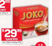 Joko Tagless Teabags-100s