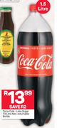 Coca Cola-Less Sugar Non Returnable Bottle-1.5Ltr