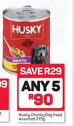 Husky Chunky Dog Food Assorted-5 x 775g