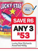 Lucky Star Pilchards Assorted-Any 3x400g