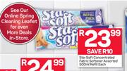 Sta Soft Concentrated Fabric Softener Assorted Refill-500ml Each