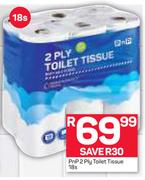 PnP 2 Ply Toilet Tissue-18s