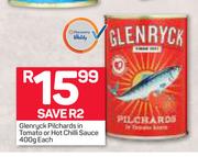 Glenryck Pilchards In Tomato Or Hot Chilli Sauce-400g Each