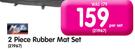Moto Quip 2 Piece Rubber Mat Set-Per Set