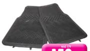 Moto Quip 2 Piece Rubber Mat Set-Per Set