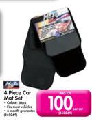 Moto Quip 4 Piece Car Mat Seat-Per Set