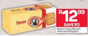 Bakers Tennis Biscuits-200g Each