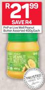 Pnp Or Live Well Peanut Butter-400g Each