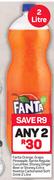 Fanta Orange, Grape, Pineapple Combo-For Any 2