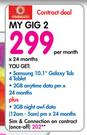Samsung 10.1" Galaxy Tab 4 Tablet(3G/16GB)-On MyGig 2