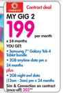 Samsung 7" Galaxy Tab 4 Tablet(3G/8GB) Plus 8GB Card Bundle-On My Gig 2