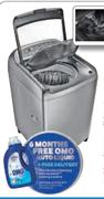 Samsung 18kg Activ Dual Wash Top Loader Silver WA1816750SP