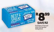 PnP Best 4 Spread 50% Fat Spread Brick-500g