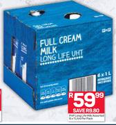 PnP Long Life Milk Assorted-6 x 1Ltr Per Pack