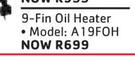 Aim 9-Fin Oil Heter A11FOH