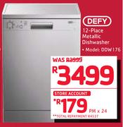 Defy 12-Plate Metallic Dishwasher DDW176
