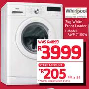 Whirlpool 7kg White Front Loader AWP 7100W