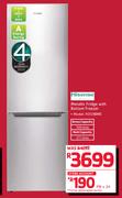 Hisense Metallic Fridge With Bottom Freezer H359BME