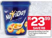 Danone Nutriday Low Fat Fruit Yoghurt-1Kg Each