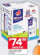 Clover Long Life Milk-6X1L Per Pack