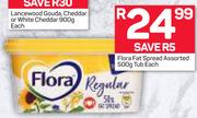 Flora Fat Spread Tub-500g Each