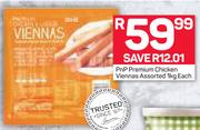 Pnp Premium Chicken Viennas-1Kg Each