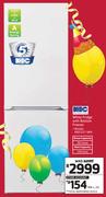 KIC 263Ltr White Fridge With Bottom Freezer KB525/1WH