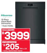 Hisense h12dbl 12 place dishwasher 2025