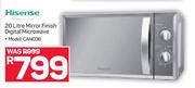 Hisense 20Ltr Mirror Finish Digital Microwave CAN036