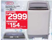 2Defy 8kg Metallic Top Loader Washing Machine DTL145