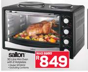 Salton 30Ltr Mini Oven With 2 Hotplates(SFMK02)