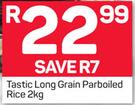 Tastic Long Grain Parboiled Rice-2Kg