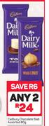Cadbury Chocolate Slab Assorted-2 x 80g