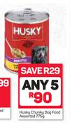 Husky Chunky Dog Food Assorted-5 x 775g