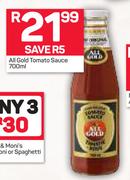 All Gold Tomato Sauce-700ml