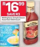 Wellington's Tomato Sauce Assorted-700ml Each