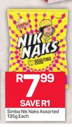 Simba Nik Naks Assorted-135g Each