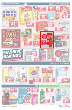Pick n Pay  Gauteng, Free State, North West, Mpumalanga, Limpopo and Northern Cape : Unbeatable Savings  (14 Jan - 20 Jan 2019), page 3